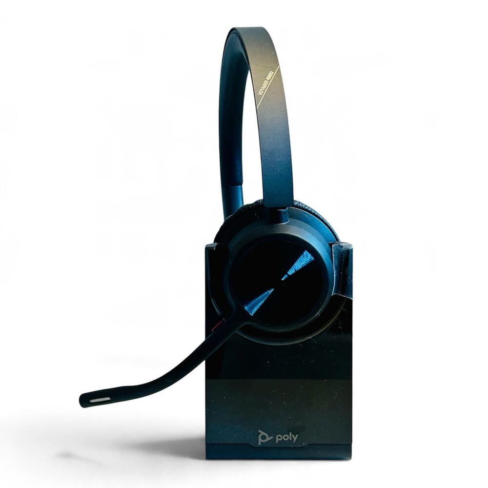 Poly Voyager 4320 Wireless Bluetooth Headset with Charging Stand